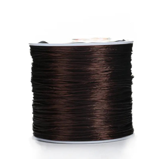Fir elastic multifir maro inchis 0.8mm rola 6m