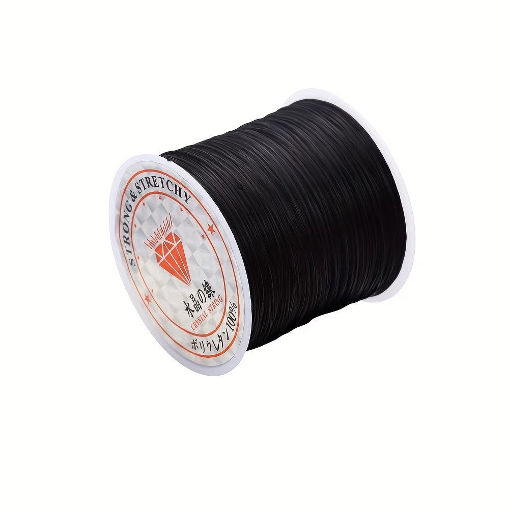Fir elastic multifir negru 0.8mm rola 10m