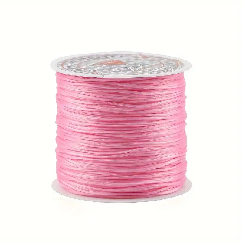 Fir elastic multifir roz deschis 0.8mm rola 6m