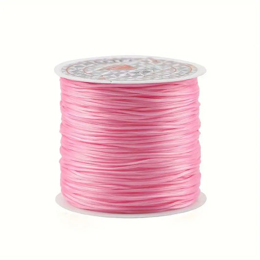 Fir elastic multifir roz deschis 0.8mm rola 6m
