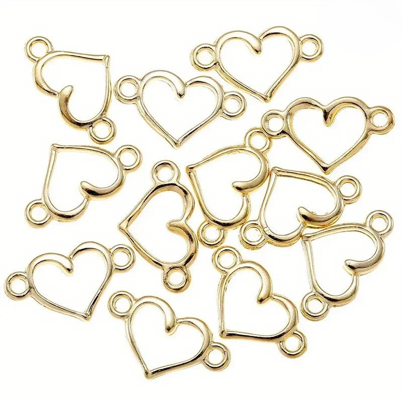 Link inima 14x9mm auriu