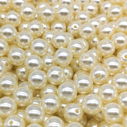 Perle acrilice 20mm bej