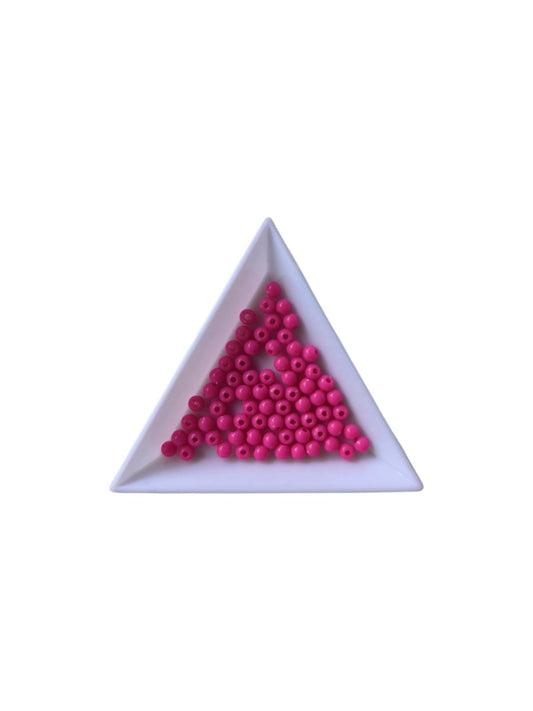 Margele acrilice 4mm fucsia
