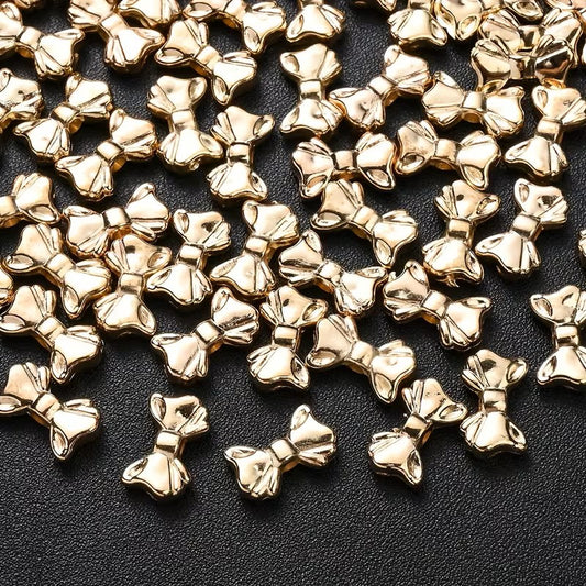 Margele acrilice funda 15x9mm auriu