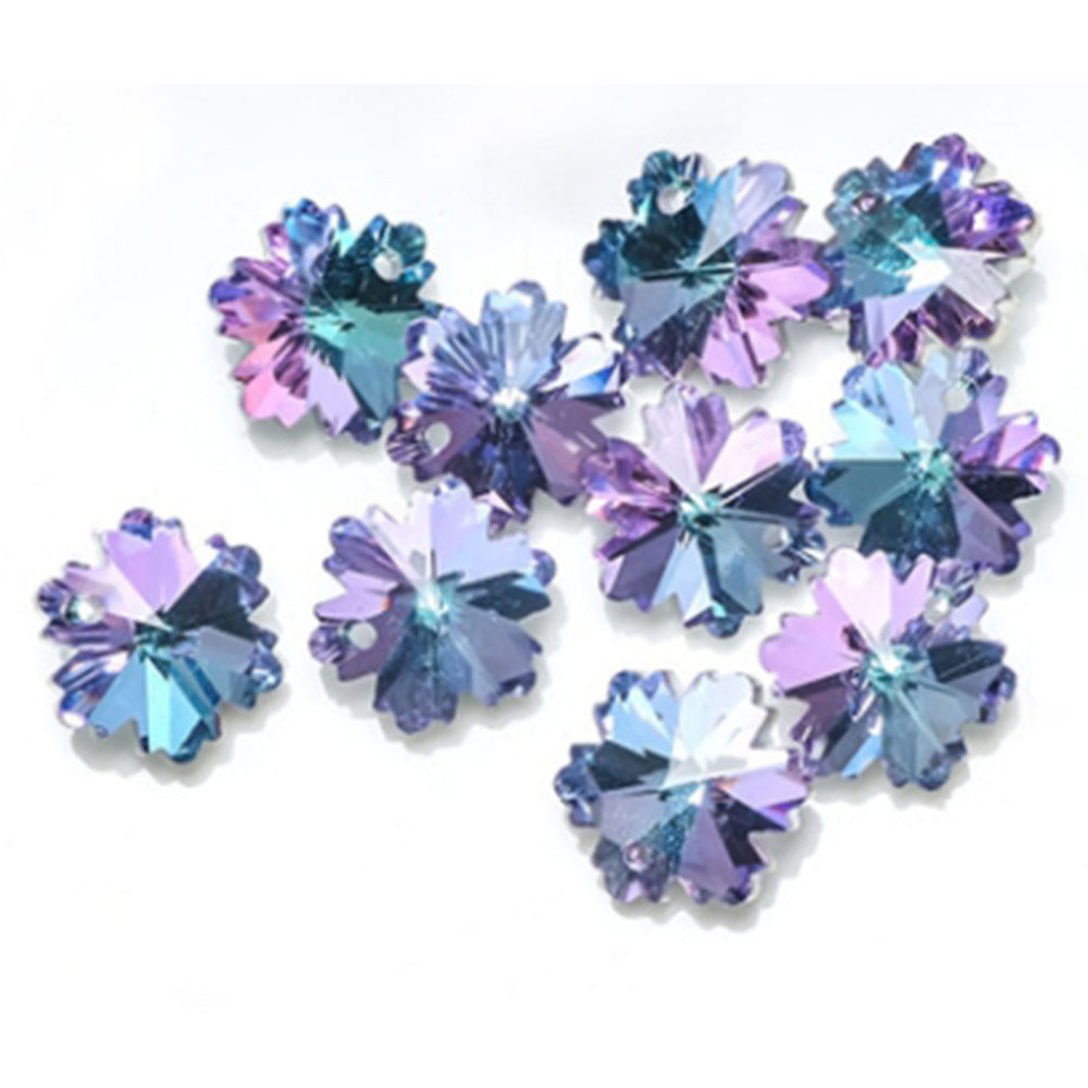 Pandantiv fulg cristal 14mm violet