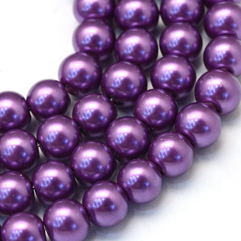 Perle acrilice 4mm mov
