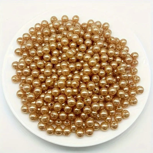 Perle acrilice 6mm topaz