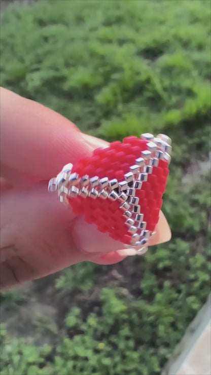 Cercei Sterling Cranberry