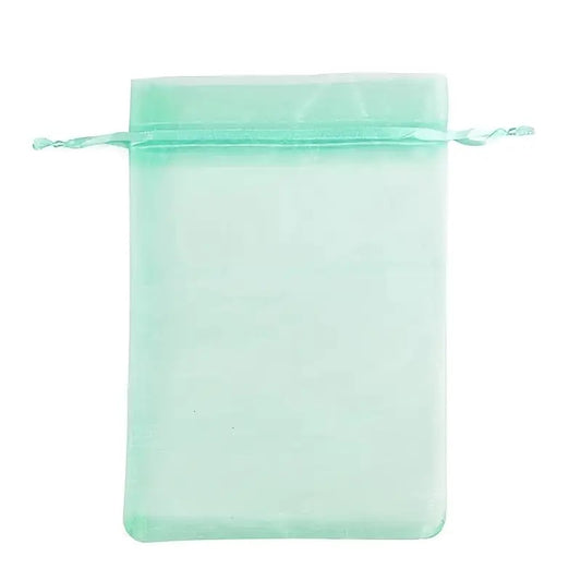 Saculet organza turcoaz 7x9mm