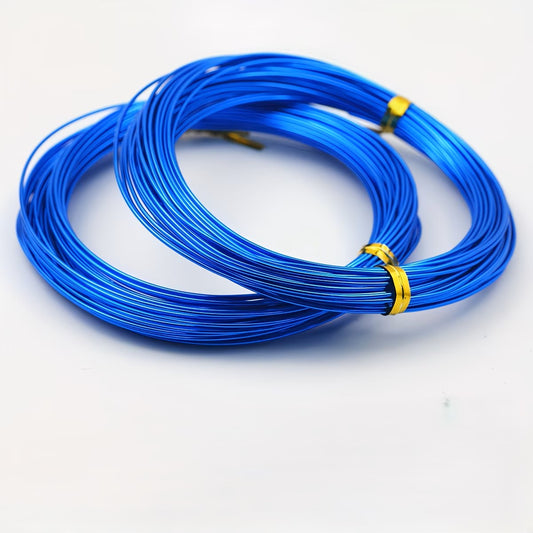 Sarma de modelaj din aluminiu 1mm rola 5m albastru