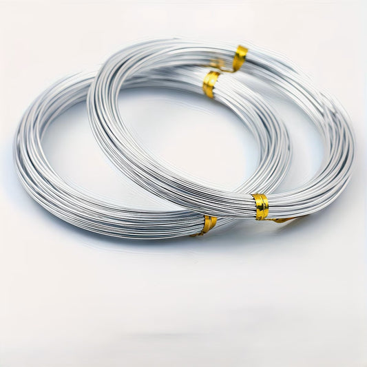 Sarma de modelaj din aluminiu 1mm rola 5m argintiu