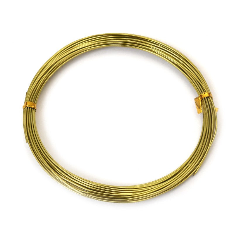 Sarma de modelaj din aluminiu 1mm rola 5m galben