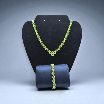 Set bijuterii Magie Verde – colier si bratara