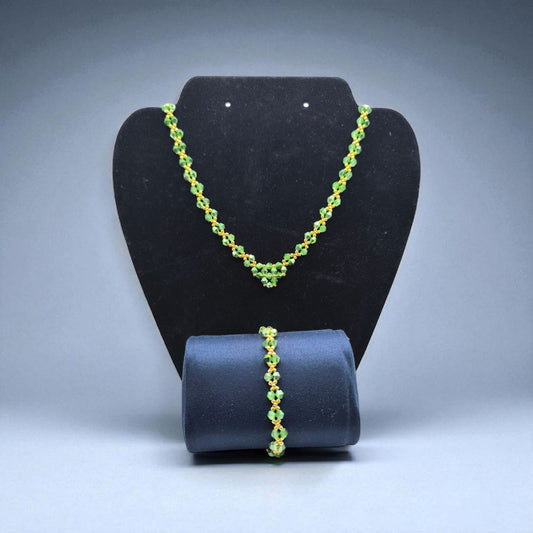 Set bijuterii Magie Verde – colier si bratara