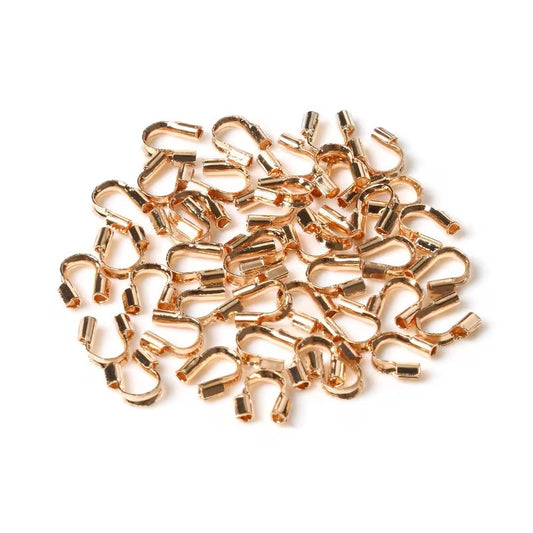 Wire guardian 4x5mm rose gold