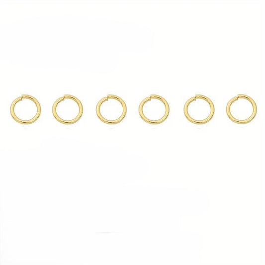 Zale otel inoxidabil 6mm auriu